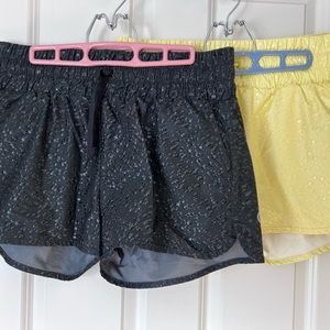 2 pair, Zyia Bomber Shorts Size Large